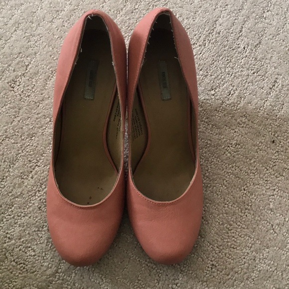 Kimchi Blue Shoes - Peach Pumps